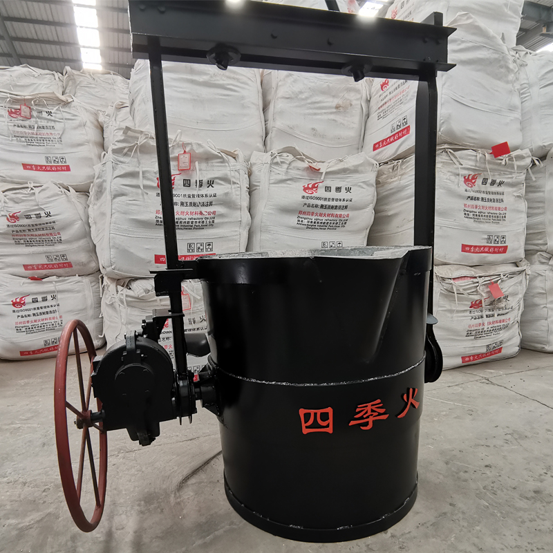 增加铸造行业铁水包内衬的耐火材料使用次数